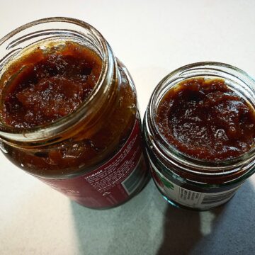 2 jars of homemade green tomato chutney