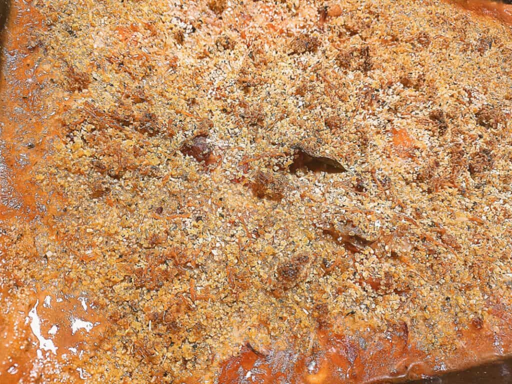 wild rabbit cassoulet with cheese crust